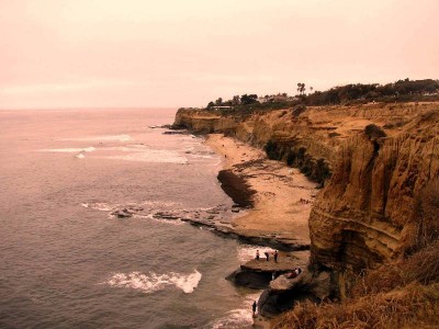 Sunset cliffs @ Ocean Beach, San Diego
