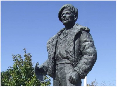 beeld van veldmaarschalk Montgomery