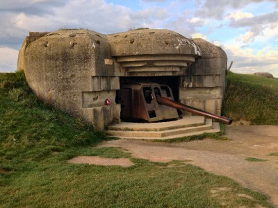 stellingen bij Longues sur mer