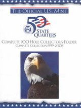 Official US Mint 50 state quarters folder