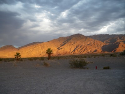 zonsondergang in death valley